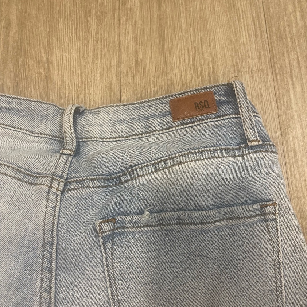 RSQ Women's Light Blue Distressed Jeans - Picture 6 of 6